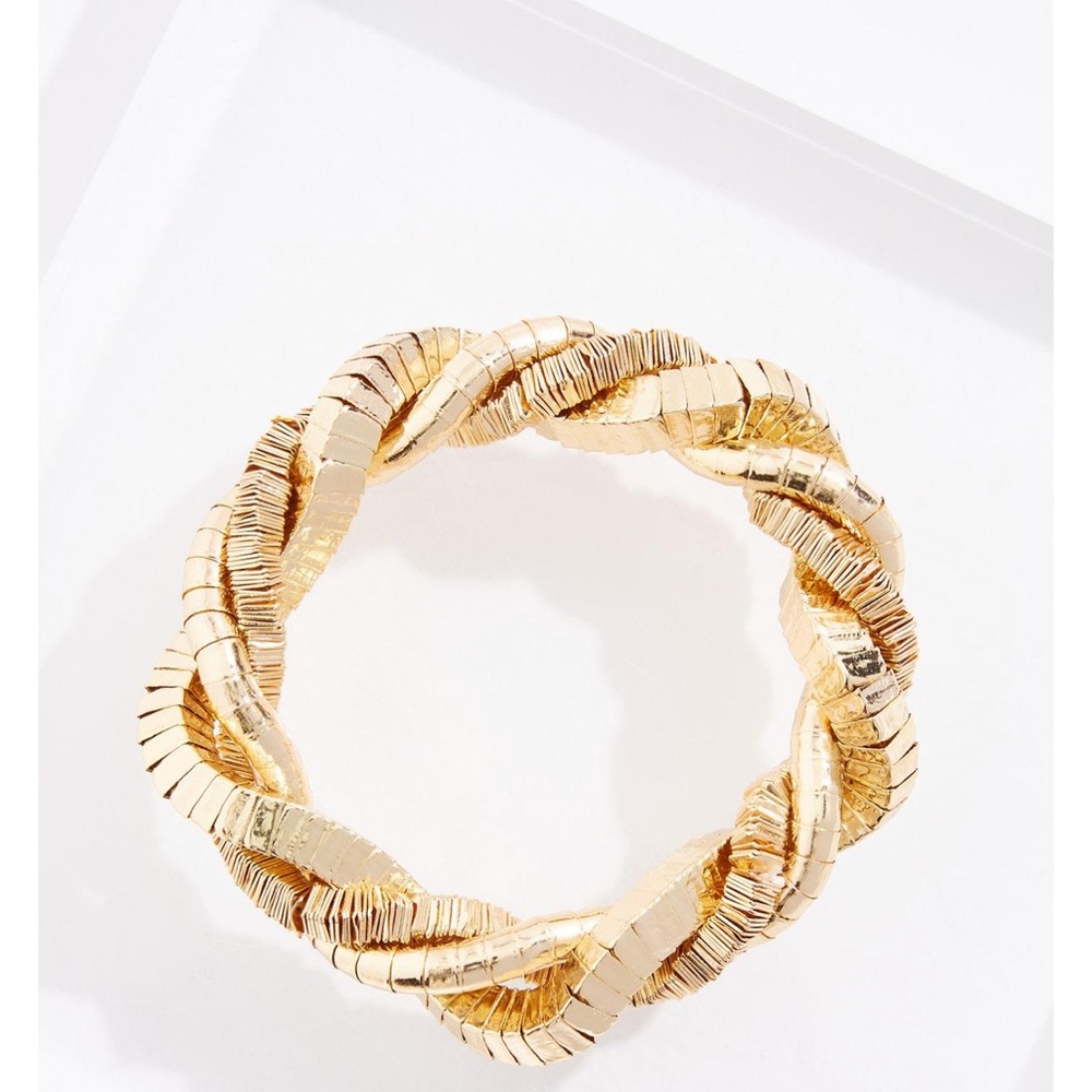 Gold Braided Bracelet